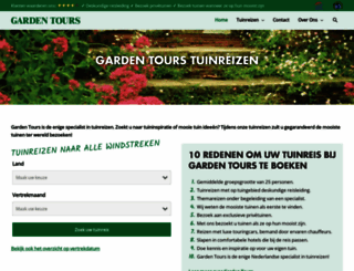 gardentours.nl screenshot