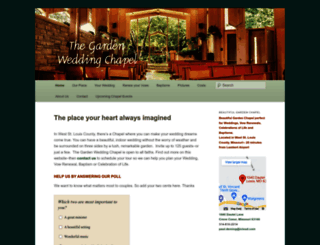 gardenweddingchapel.org screenshot
