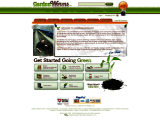 gardenworms.com screenshot