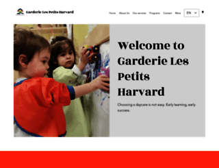 garderielespetitsharvard.com screenshot