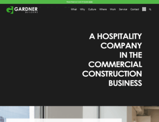 gardner-builders.com screenshot