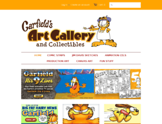 garfieldcollectibles.com screenshot