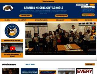 garfieldheightscityschools.com screenshot