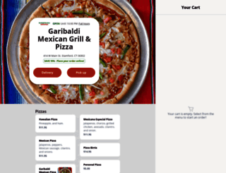 garibaldimexicangrillpizza.com screenshot
