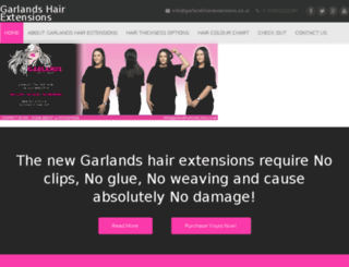 garlandshairextensions.co.uk screenshot
