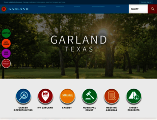 garlandtx.gov screenshot