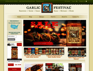garlicfestival.com screenshot