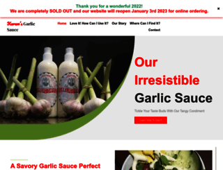 garlicsauce.com screenshot