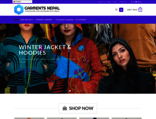 garmentsofnepal.com screenshot