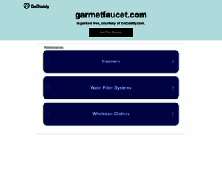 garmetfaucet.com screenshot