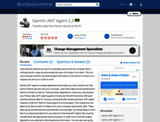 garmin-ant-agent.informer.com screenshot