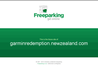 garminredemption.newzealand.com screenshot
