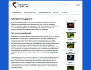 garnelen-aquarium.com screenshot