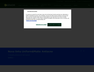 garnier.com.br screenshot