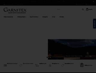 garnitex.pl screenshot