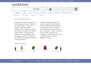 garrarc.co.za screenshot