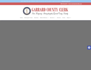 garrardcountyclerk.com screenshot