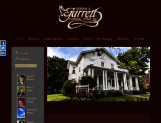 garrettfuneralhomeinc.com screenshot