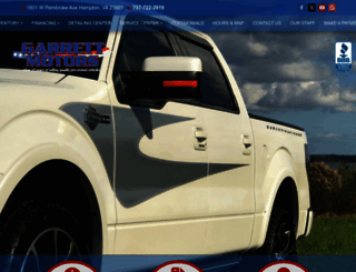 garrettmotorsinc.com screenshot