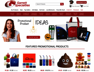 garrettspecialties.com screenshot