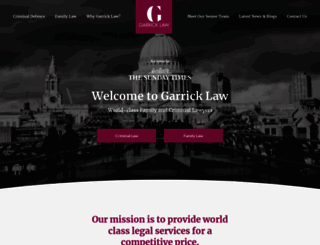 garricklaw.com screenshot