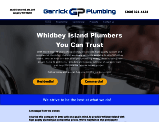 garrickplumbing.com screenshot