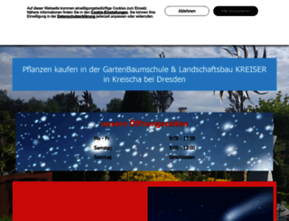gartenbaumschule-sachsen.de screenshot