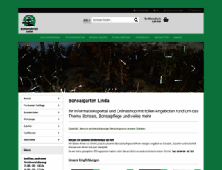 gartenbonsai.com screenshot