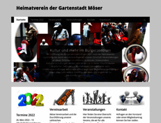gartenstadt-moeser.de screenshot