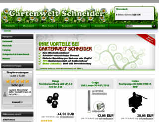 gartenwelt-schneider.de screenshot