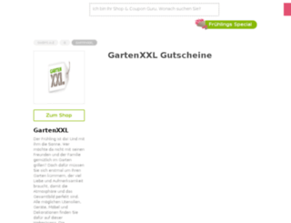 gartenxxl.gutscheincodes.de screenshot