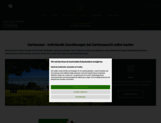 gartenzaun24.de screenshot