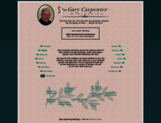 garycarpenter.org screenshot