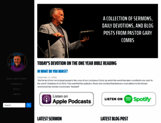 garycombs.org screenshot