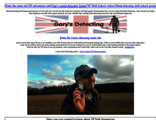 garysdetecting.co.uk screenshot