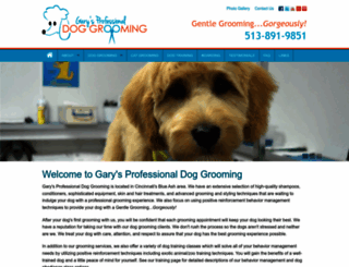 garysdoggrooming.com screenshot