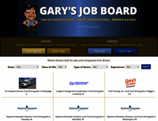 garysjobboard.com screenshot