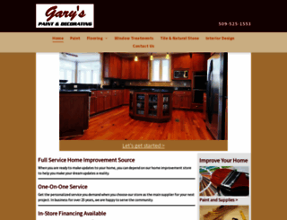 garyspaintanddecorating.com screenshot