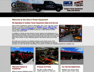 garyspowerequipment.com screenshot