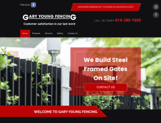 garyyoungfencing.com screenshot