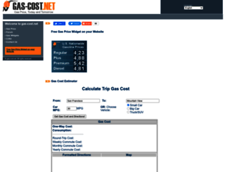 gas-cost.net screenshot
