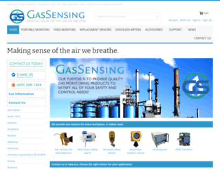 gas-sensing.com screenshot