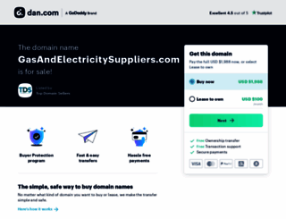 gasandelectricitysuppliers.com screenshot