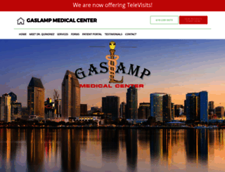 gaslampmedicalcenter.com screenshot