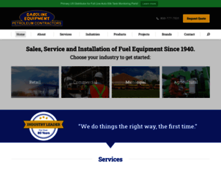 gasolineequipment.com screenshot