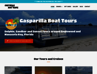 gasparillaboattours.com screenshot