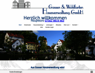 gasser-hausverwaltung.de screenshot