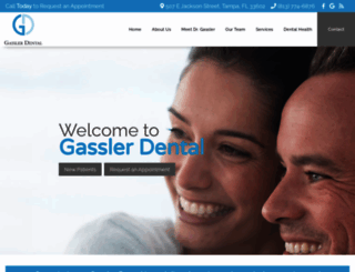 gasslerdentaltampa.com screenshot