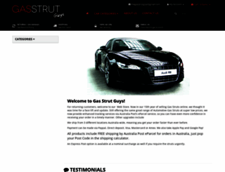 gasstrutguys.com.au screenshot
