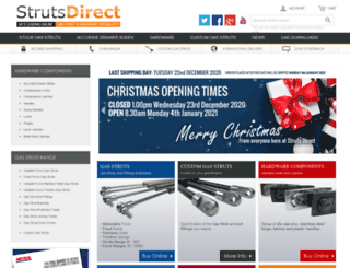 gasstruts.co.uk screenshot